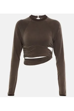 Jacquemus Top cropped Le T-shirt Espelho