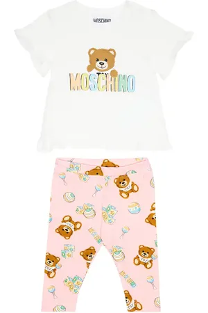 Moschino Baby - T-shirt e shorts in misto cotone