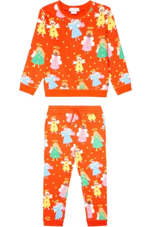 Stella McCartney Felpa e pantaloni sportivi in cotone