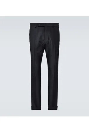 Gucci Pantaloni slim in twill