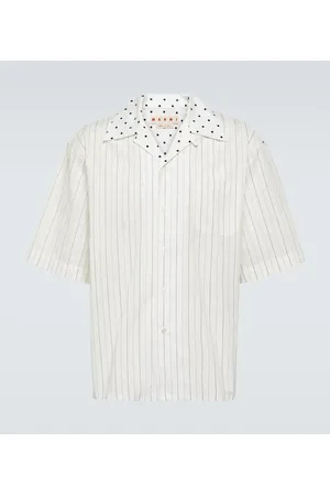 Marni Camicia in popeline di cotone a righe