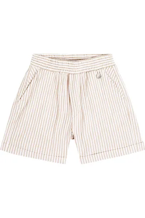 MONNALISA Baby - Shorts in cotone seersucker a righe