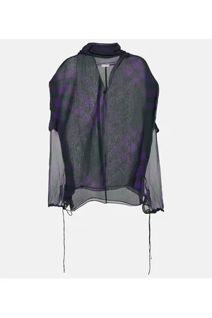 Burberry Camicia Check in seta
