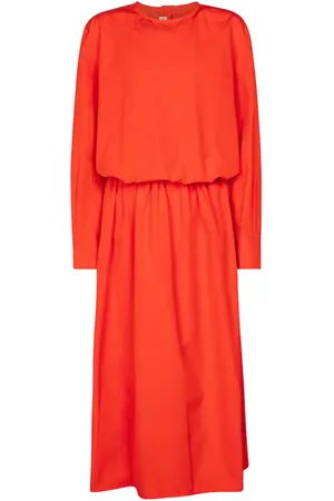 Marni Abito midi in popeline di cotone