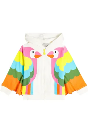 Stella McCartney Felpa con cappuccio in jersey di cotone