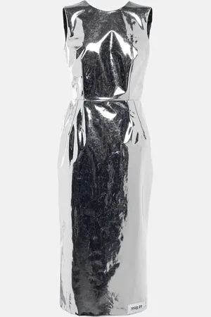 Dolce & Gabbana X Kim - abito midi in jersey metallico
