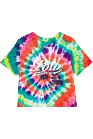 Ralph Lauren T-shirt in jersey di cotone tie-dye
