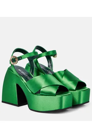 NODALETO Sandali con plateau Bulla Joni in raso
