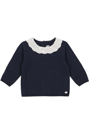 Tartine Et Chocolat Baby - Pullover in lana con pizzo