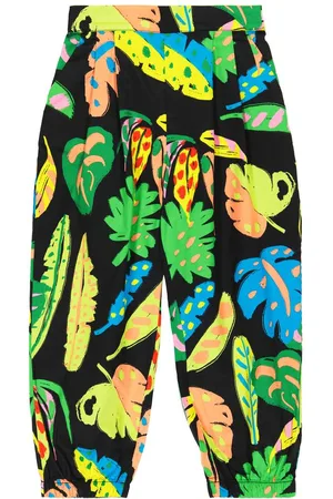 Stella McCartney Pantaloni in cotone con stampa