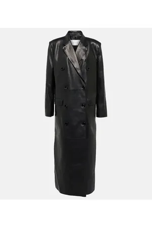 MAGDA BUTRYM Cappotto doppiopetto in pelle