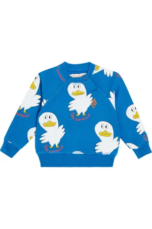 The Animals Observatory Baby - Felpa in cotone con stampa