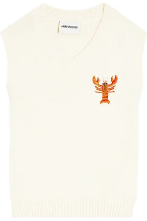 Mini Rodini Gilet in lana e cotone