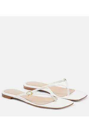 Gianvito Rossi Sandali infradito in vernice