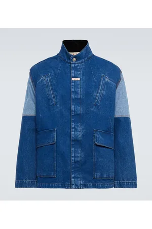 Marni Giacca di jeans con inserti