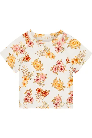 The New Society T-shirt da nuoto con stampa