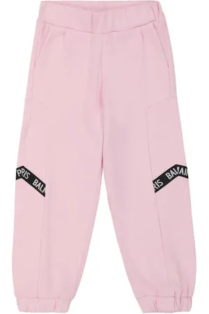 Balmain Pantaloni sportivi in cotone con logo