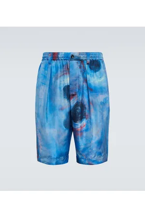 Marni Shorts in seta con stampa