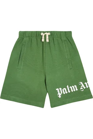 Palm Angels Shorts in jersey di cotone con logo