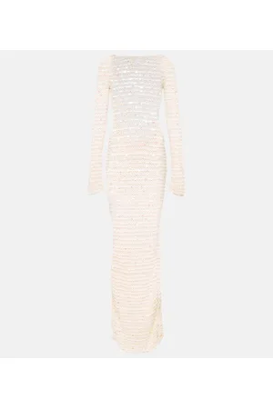 AYA MUSE Abito lungo con paillettes