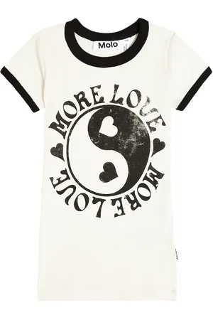 Molo T-shirt More Love in jersey di cotone