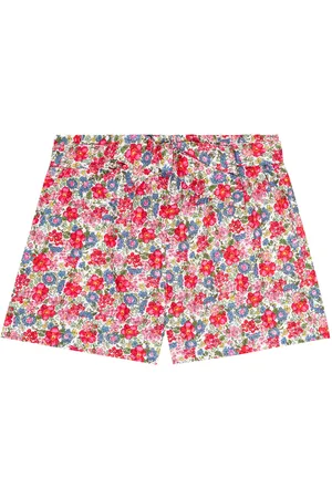 Ralph Lauren Shorts in cotone con stampa e cintura