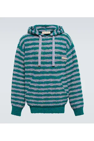 Marni Felpa in misto cotone a righe