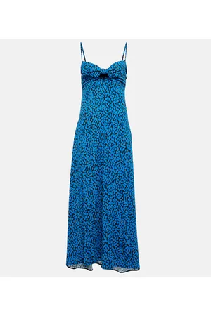 Proenza Schouler Abito lungo con cut-out e stampa