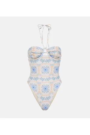 Agua by Agua Bendita Costume intero Sandalo Chivas con stampa