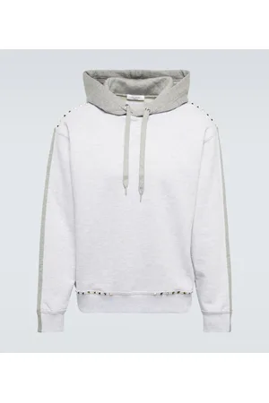 VALENTINO Felpa Rockstud in jersey di cotone