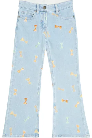 Stella McCartney Jeans flared con ricamo
