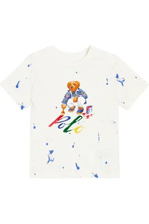 Ralph Lauren Baby - T-shirt Polo Bear in jersey