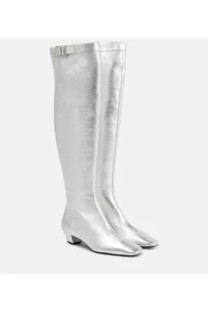 Tom Ford Stivali in pelle metallizzata