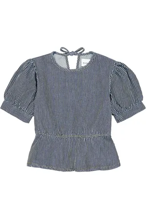 The New Society Top di jeans Ventura a righe