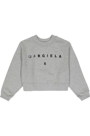 Maison Margiela Felpa in jersey di cotone con logo