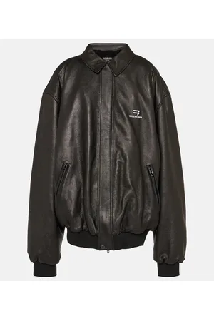 Balenciaga Bomber oversize in pelle