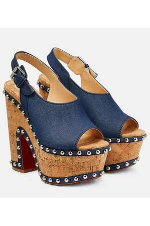 Christian Louboutin Sandali Super Joan con platform