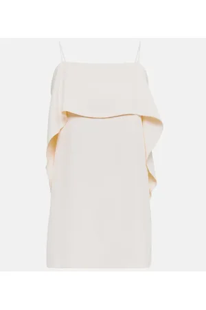 Totême Top in twill drappeggiato