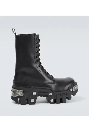 Balenciaga Anfibi Bulldozer in pelle