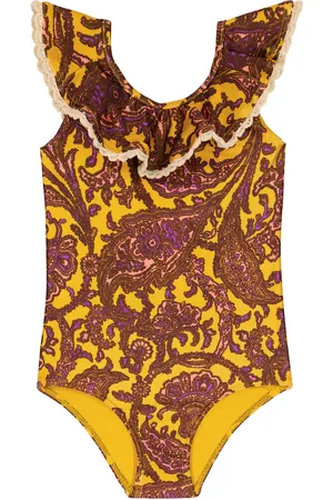 ZIMMERMANN Costume intero Tiggy con stampa