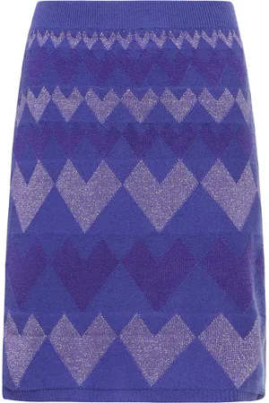 Diane von Furstenberg Minigonna Ariella in jacquard di misto lana