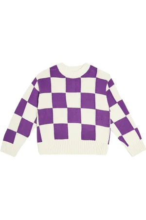 Molo Pullover Gertina in cotone a quadri