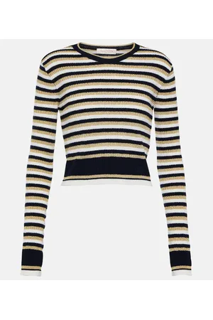 VALENTINO Pullover in lana e Lurex® a righe