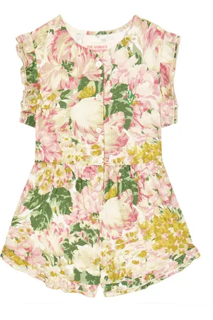 The Animals Observatory Jumpsuit corta Squirrel in cotone