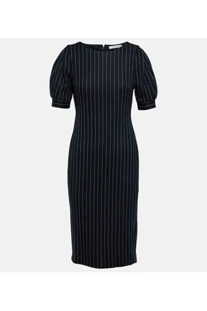 Max Mara Abito midi Tunica in misto cotone