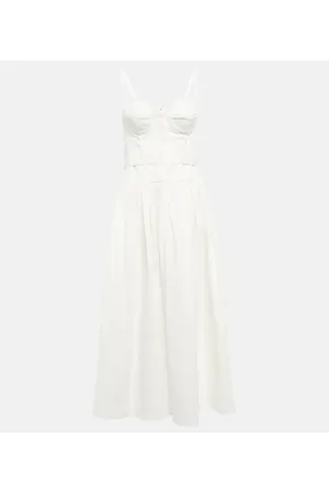 Proenza Schouler Abito midi in misto cotone