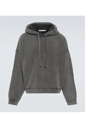 Acne Studios Felpa in cotone con cappuccio