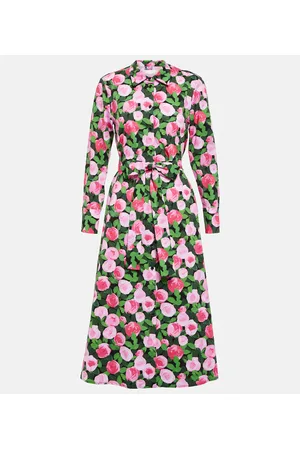 Carolina Herrera Abito chemisier in misto cotone