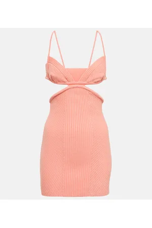 OFF-WHITE Miniabito con cut-out