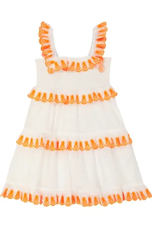 ZIMMERMANN Abito Tropicana in cotone con ricamo